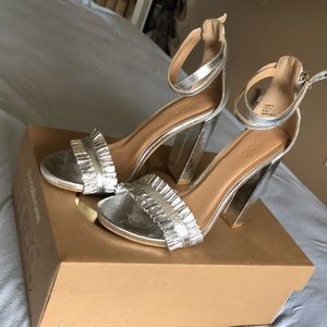 Charlotte Russe silver heels